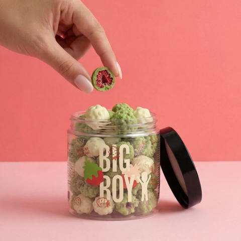 Big Boy Maliny v matcha a bílé čokoládě