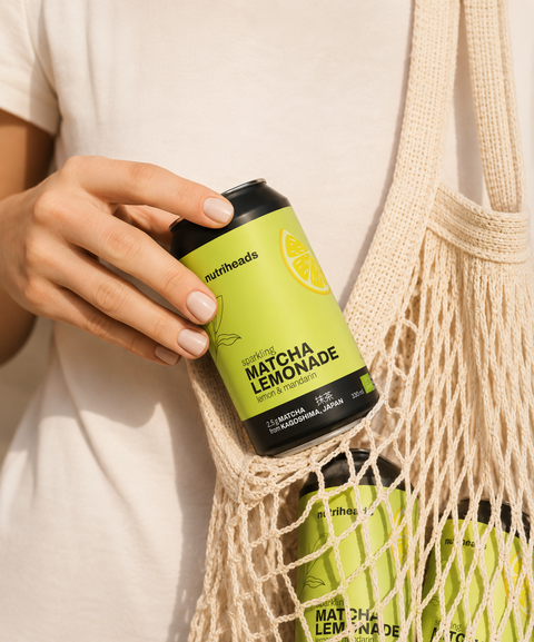 Nutriheads Sparkling Matcha Lemonade