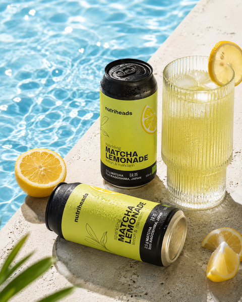 Nutriheads Sparkling Matcha Lemonade
